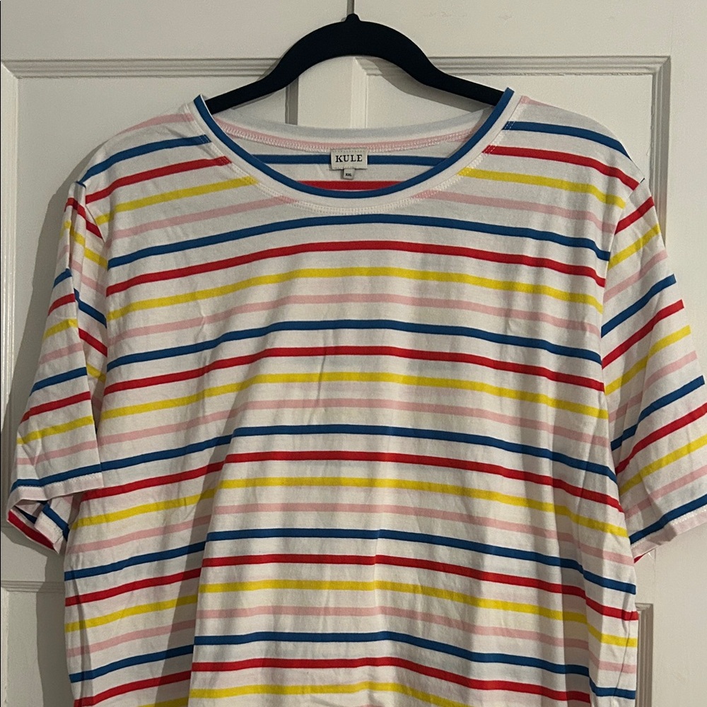 KULE Multicolor Striped Tee